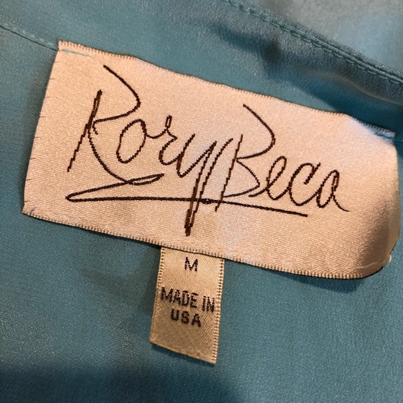 NWT Rory Beca Neptune Riviera Silk Flounce Dress - Picture 15 of 16